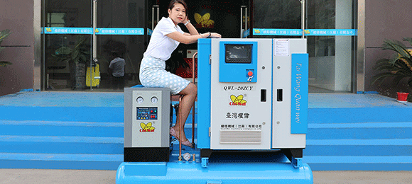 權偉無油空壓機應用