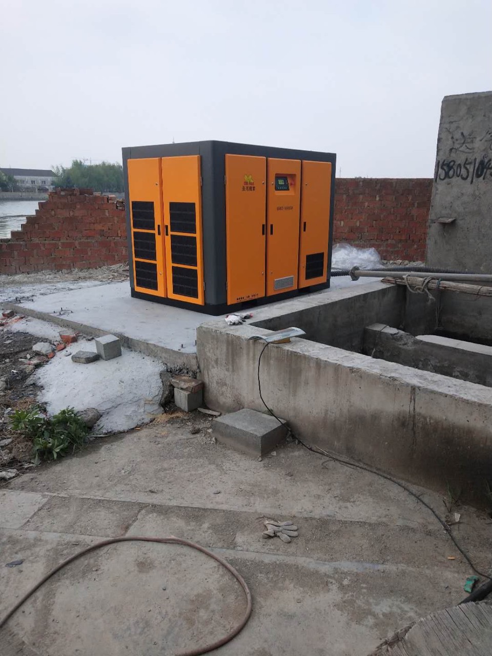 浙江某水泥有限責(zé)任公司使用權(quán)偉螺桿空壓機(jī)