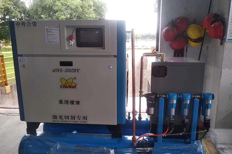 激光切割螺桿空壓機